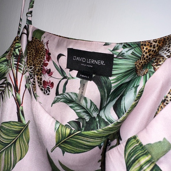 David Lerner - Eva Scoop Neck Cami Jungle Print - Picture 5 of 8